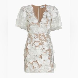 Elliatt ZAYLA MINI DRESS - IVORY/NUDE